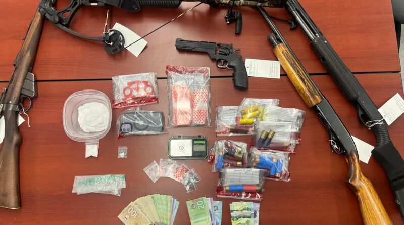 Police Find Loaded Firearms and Drugs While Searching Residence, Man Facing Multiple Charges.