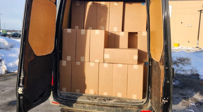 Police Search of Van Reveals Large Quantity of Unstamped Product.