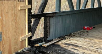 Three Youth Arrested in Relation to Fire at New Glasgow Foot Bridge.